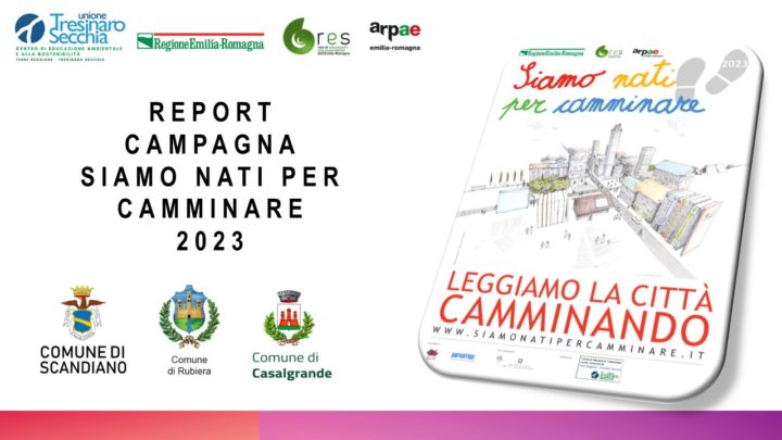 Report CAMPAGNA SIAMO NATI PER CAMMINARE 2023