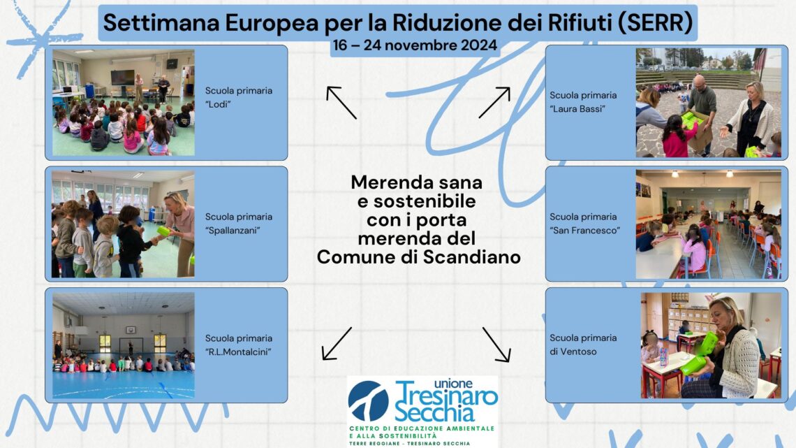 Ritorna l’appuntamento annuale con la Settimana europea per la riduzione dei rifiuti (SERR)