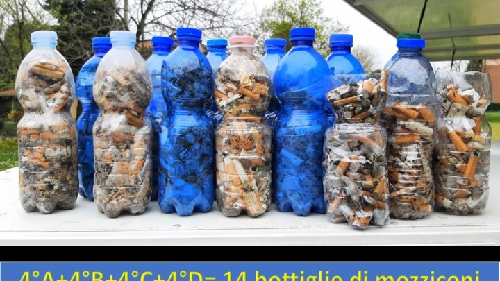 Gara di raccolta mozziconi alla Settimana dell’ambiente