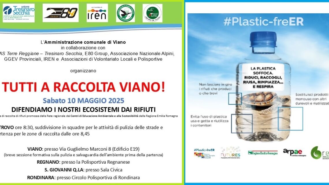 TUTTI A RACCOLTA VIANO! TUTTI A RACCOLTA VIANO!