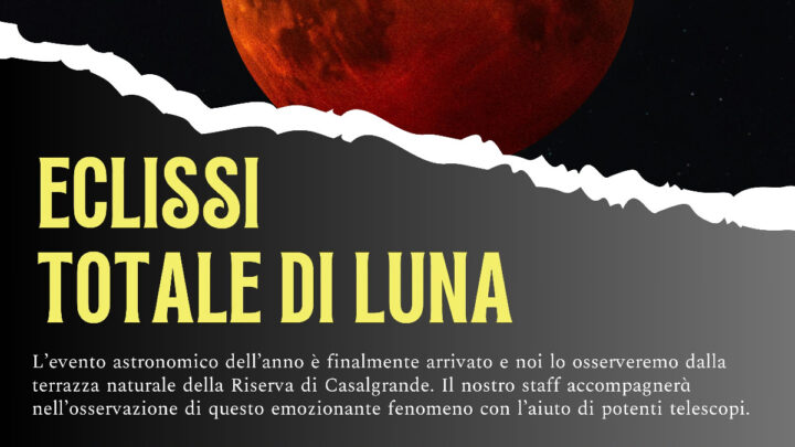 Eclissi totale di Luna a Casalgrande