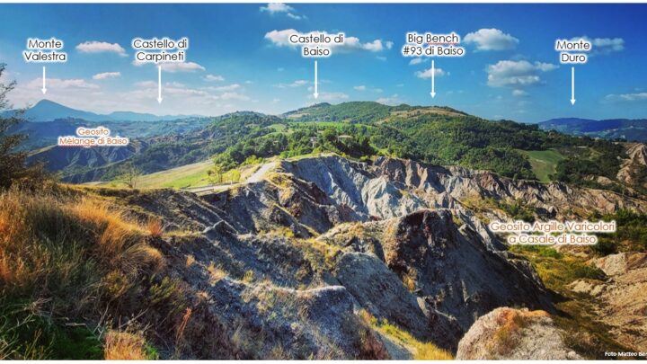 Il Mélange di Baiso e le Argille Varicolori di Casale: due geositi che raccontano la storia profonda dell’Appennino