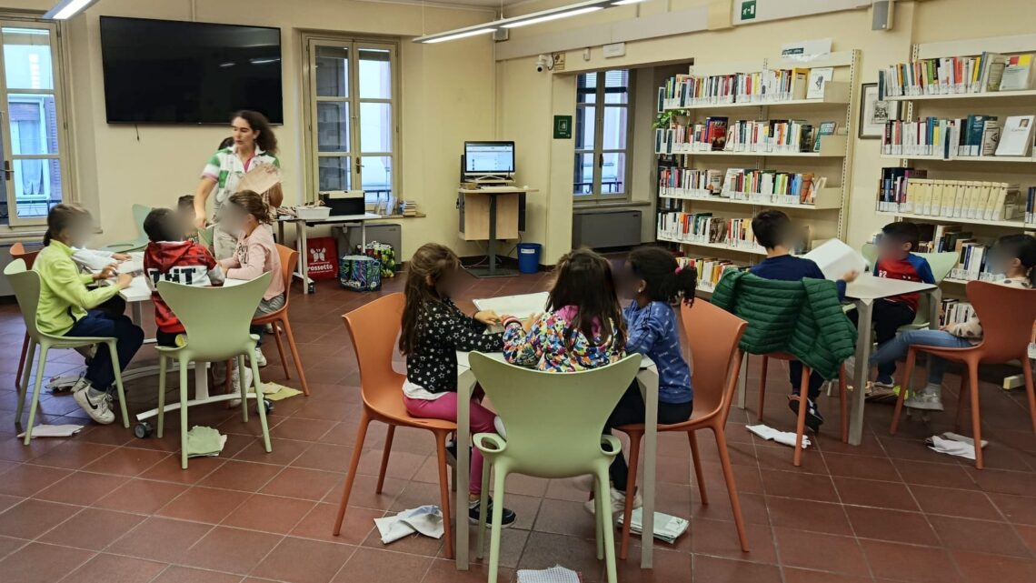 Laboratorio sulla Carta riciclata a Rubiera