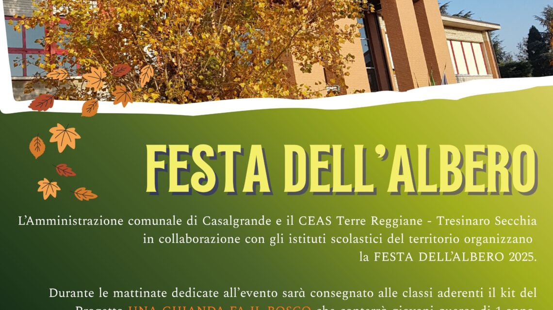 Festa dell’albero 2025 a Casalgrande
